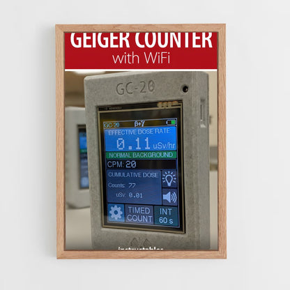 ap-geiger counter-1 cadre Bois clair