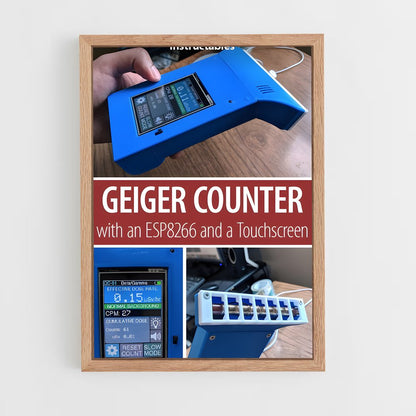 ap-geiger counter-2 cadre Bois clair