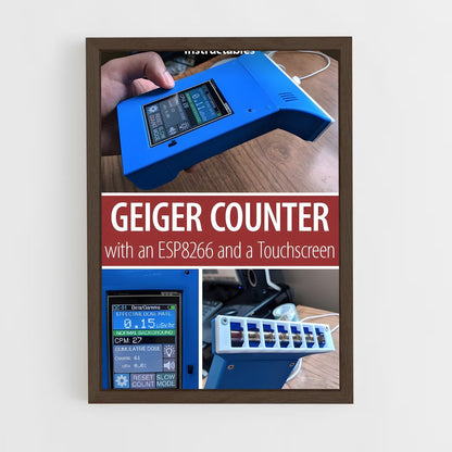 ap-geiger counter-2 cadre Bois foncé