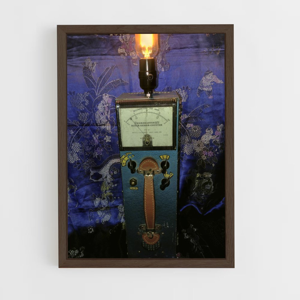 ap-geiger counter-4 cadre Bois foncé