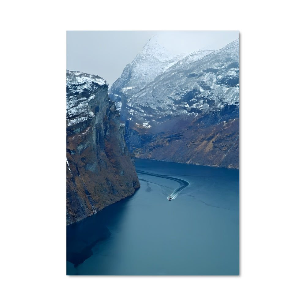 Poster Évasion en Fjord