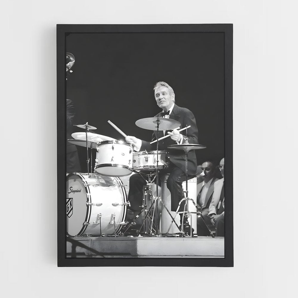 ap-gene krupa-1 cadre Noir