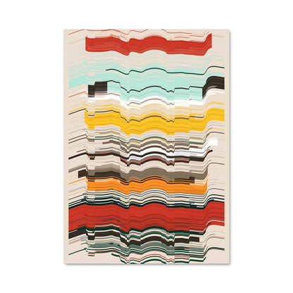 Poster Couleurs en Fusion