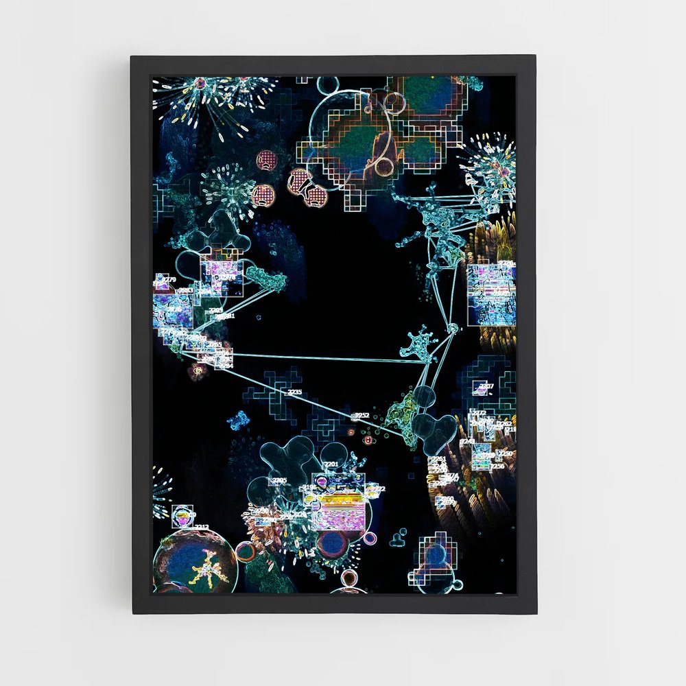 ap-generative art-2 cadre Noir