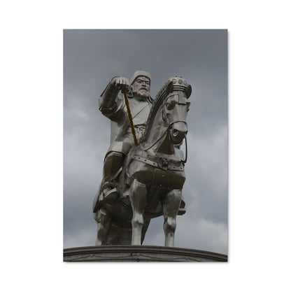 Poster Genghis Khan Équestre