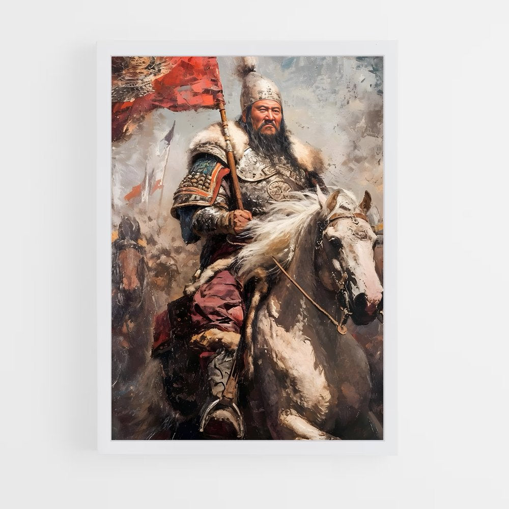 ap-genghis khan-1 cadre Blanc