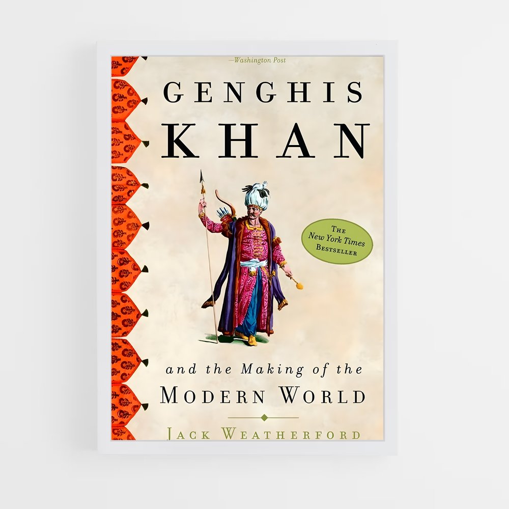 ap-genghis khan-10 cadre Blanc