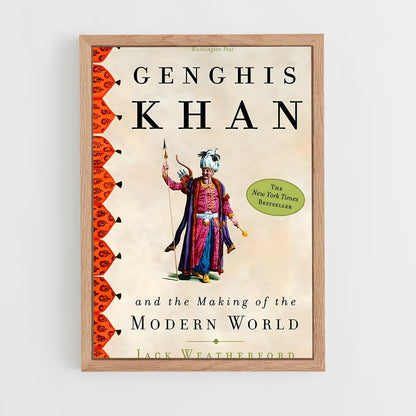 ap-genghis khan-10 cadre Bois clair