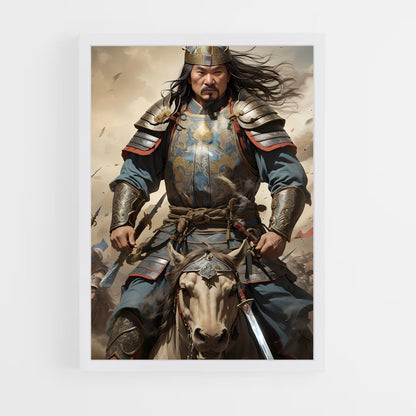 ap-genghis khan-11 cadre Blanc
