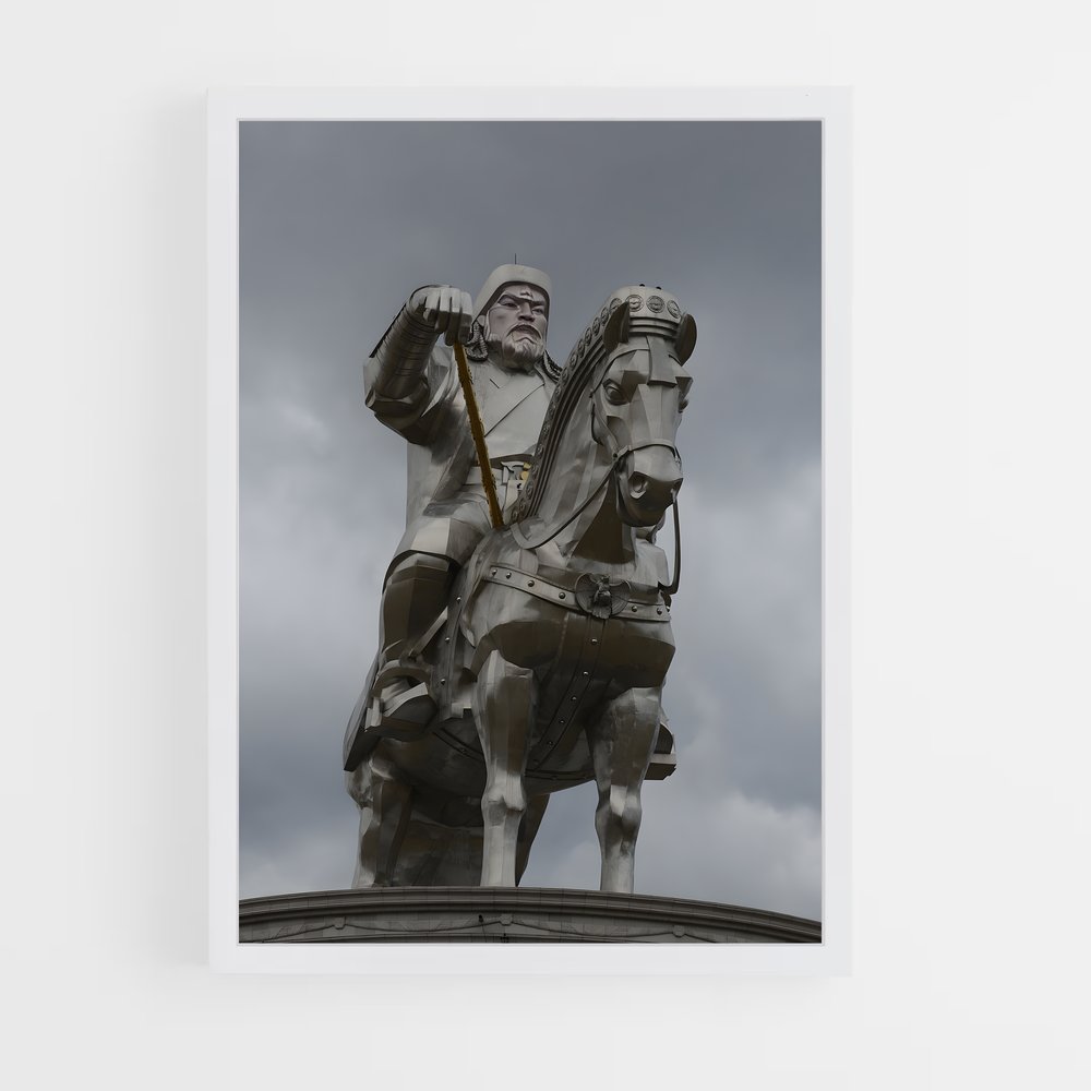 ap-genghis khan-12 cadre Blanc