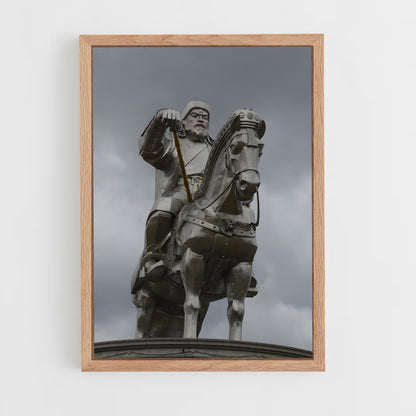 ap-genghis khan-12 cadre Bois clair