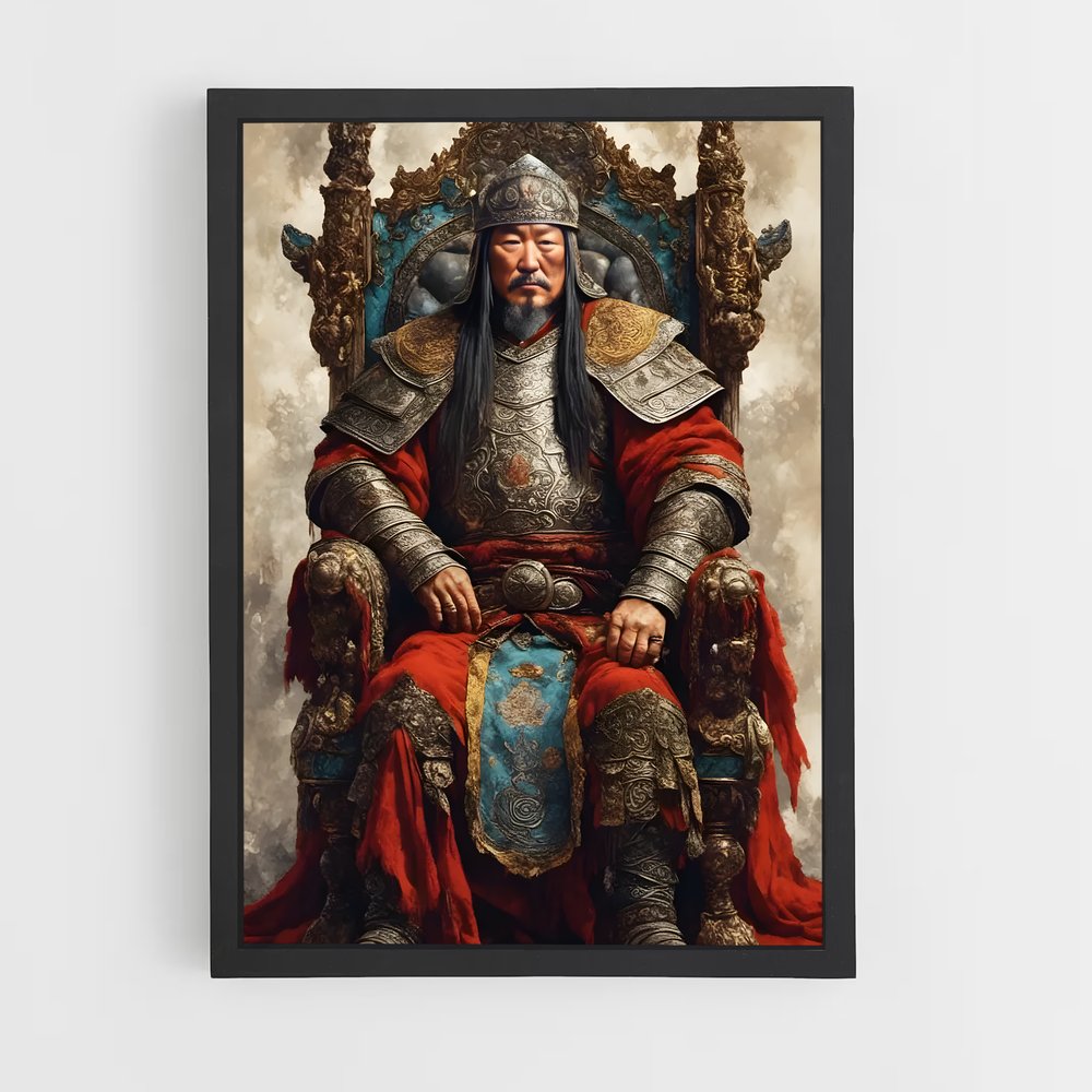 ap-genghis khan-13 cadre Noir