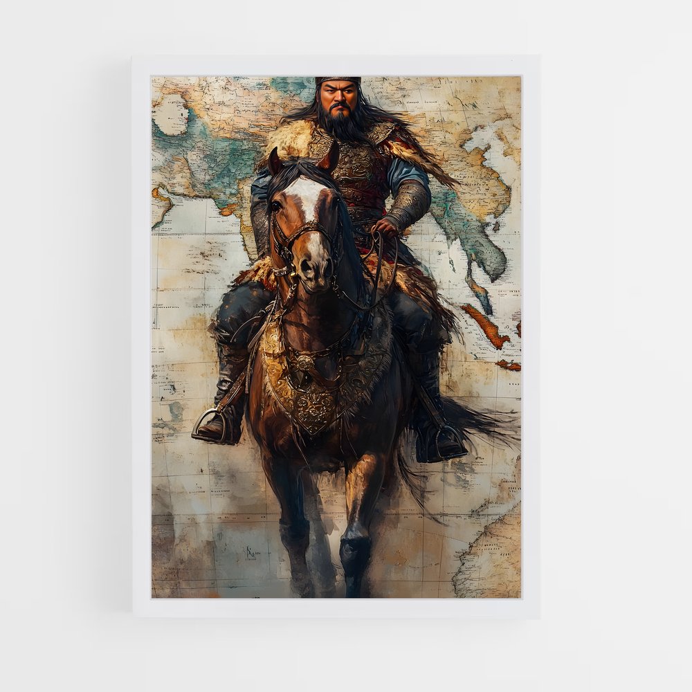 ap-genghis khan-2 cadre Blanc