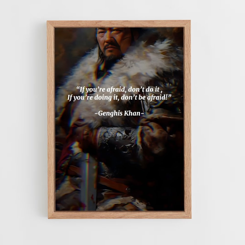 ap-genghis khan-3 cadre Bois clair