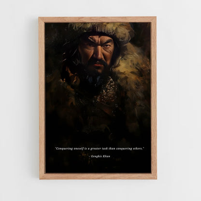 ap-genghis khan-4 cadre Bois clair