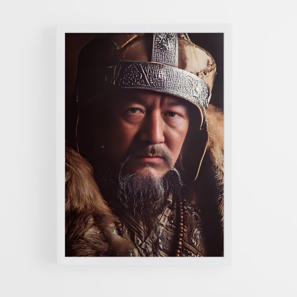 ap-genghis khan-8 cadre Blanc
