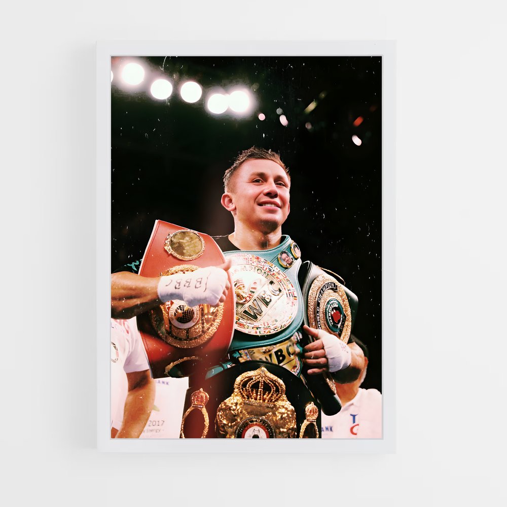 ap-gennady golovkin-4 cadre Blanc