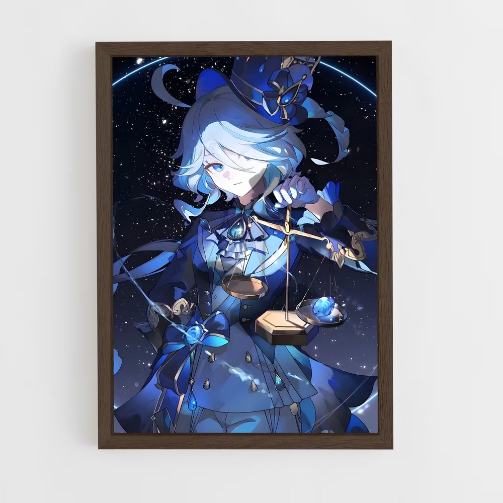 ap-genshin impact-10 cadre Bois foncé