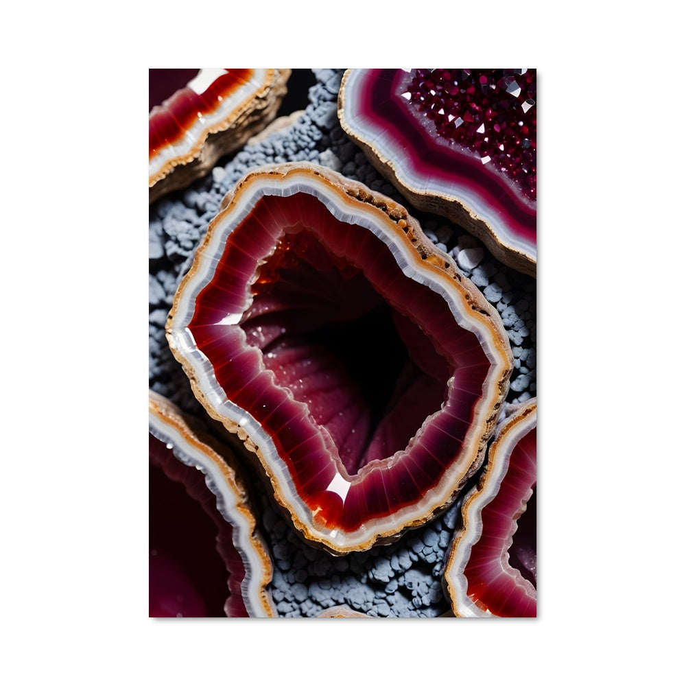 Geode Mystical Radiance Poster – Aesthetic Posters