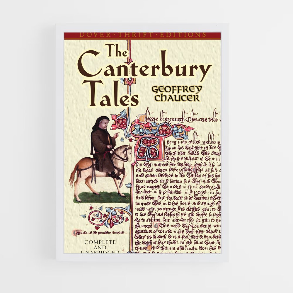 ap-geoffrey chaucer-1 cadre Blanc