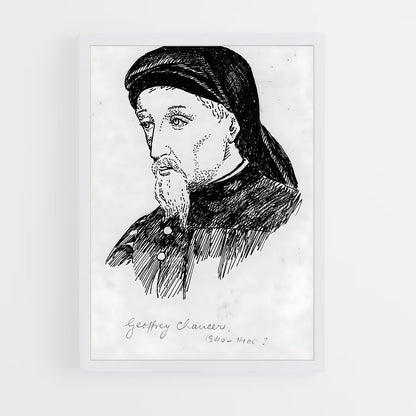 ap-geoffrey chaucer-2 cadre Blanc