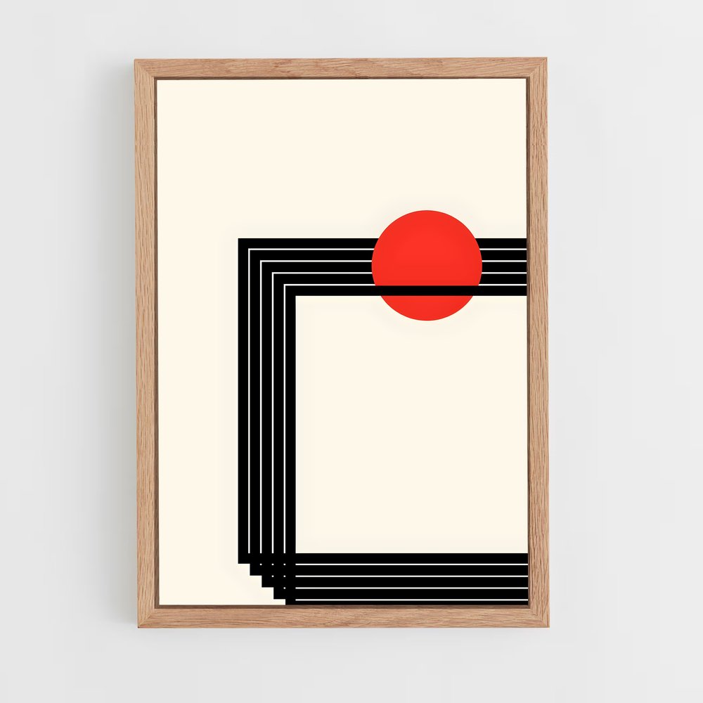 ap-geometric-10 cadre Bois clair