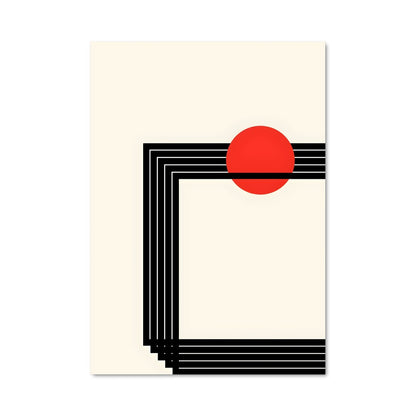 Poster Cercle Carré