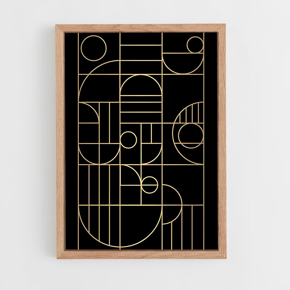 ap-geometric-5 cadre Bois clair