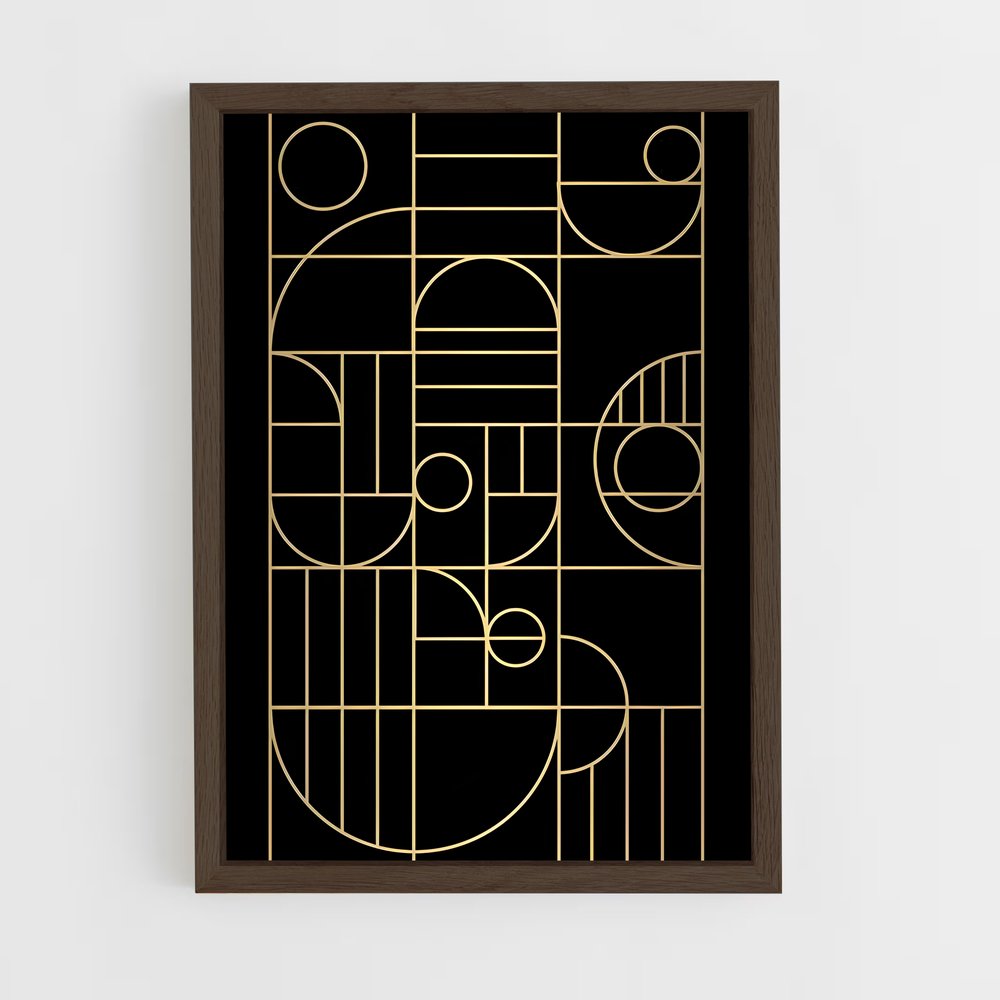 ap-geometric-5 cadre Bois foncé