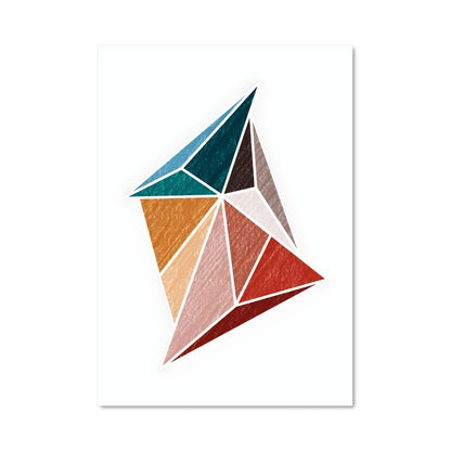 Poster Triangles Enchantés