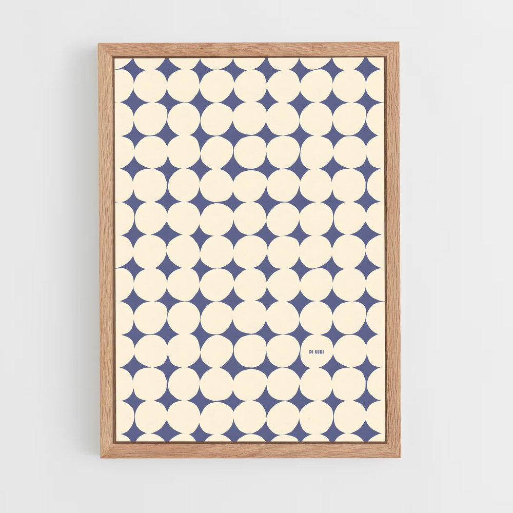 ap-geometric patterns-14 cadre Bois clair