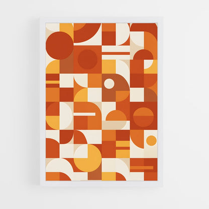 ap-geometric shapes-3 cadre Blanc