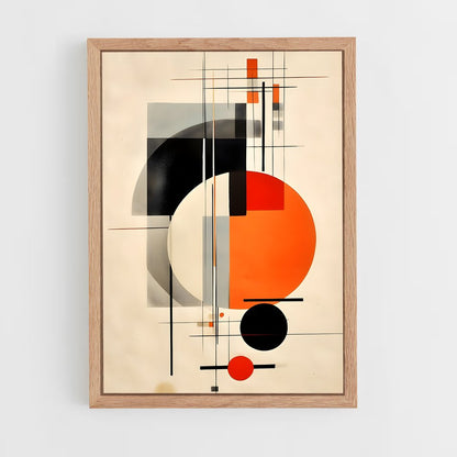 ap-geometric shapes-6 cadre Bois clair
