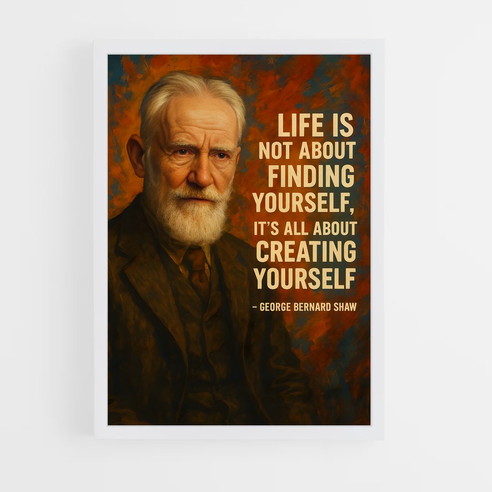 ap-george bernard shaw-1 cadre Blanc