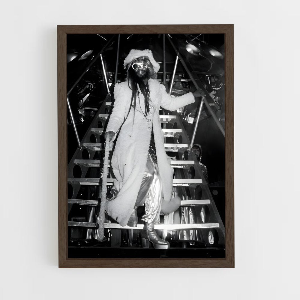 ap-george clinton-1 cadre Bois foncé