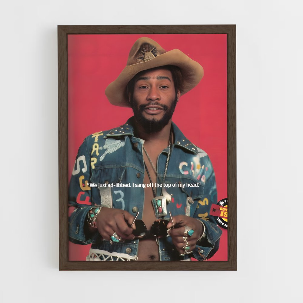 ap-george clinton-3 cadre Bois foncé