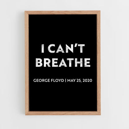 ap-george floyd-4 cadre Bois clair