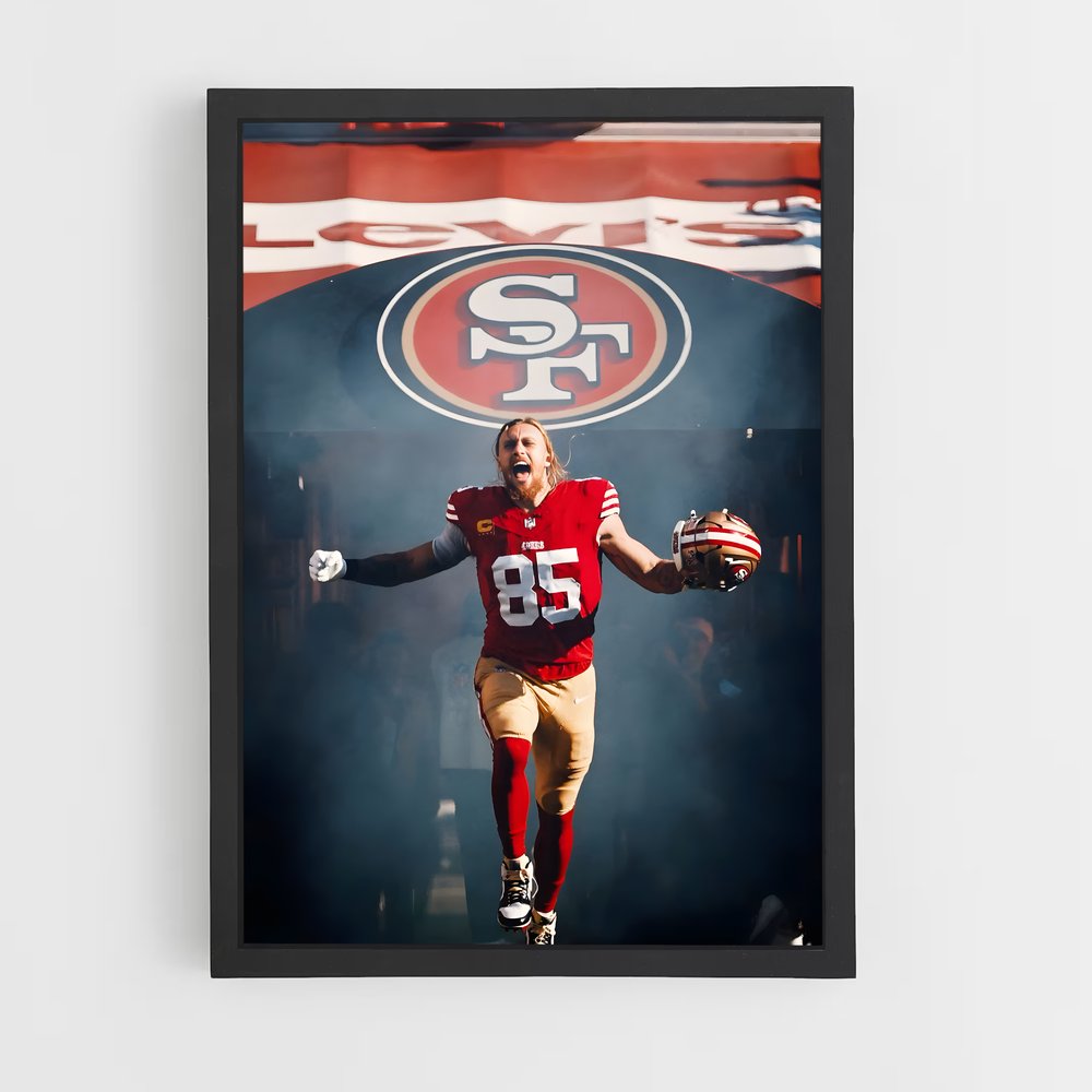 ap-george kittle-1 cadre Noir