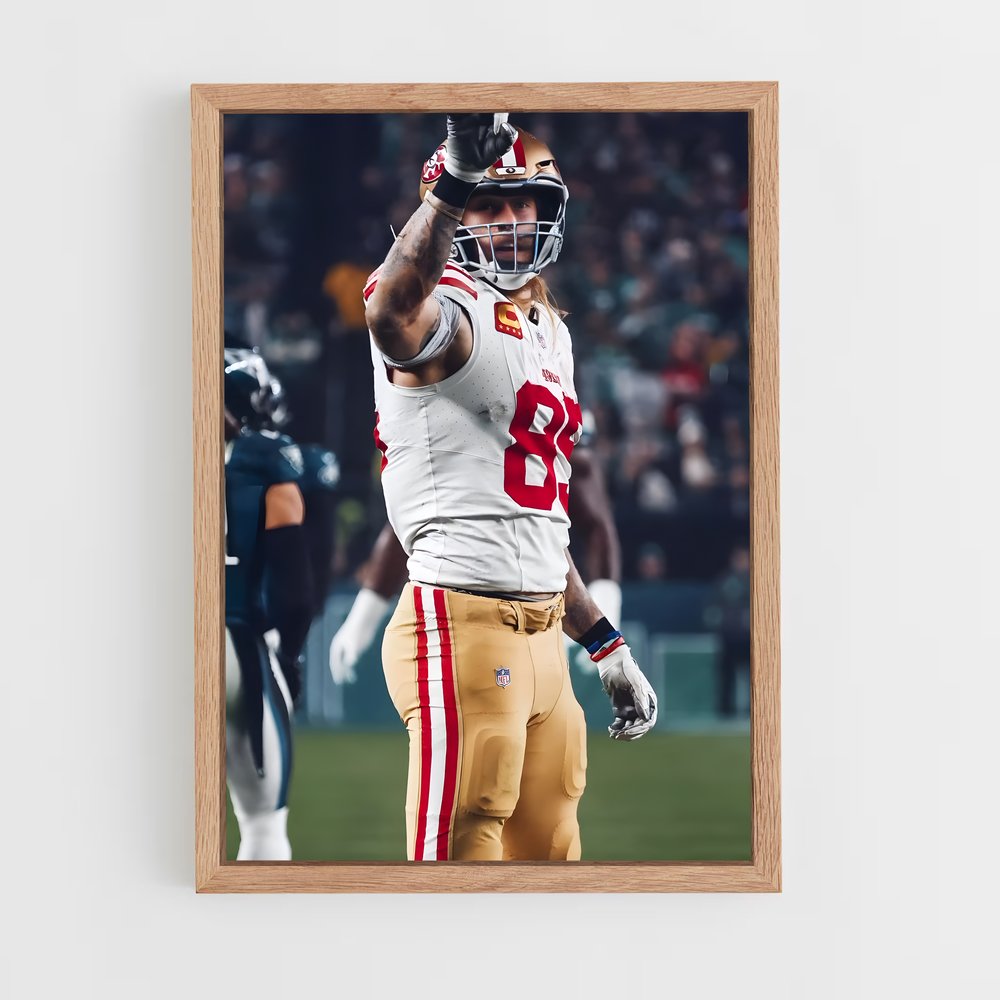 ap-george kittle-3 cadre Bois clair