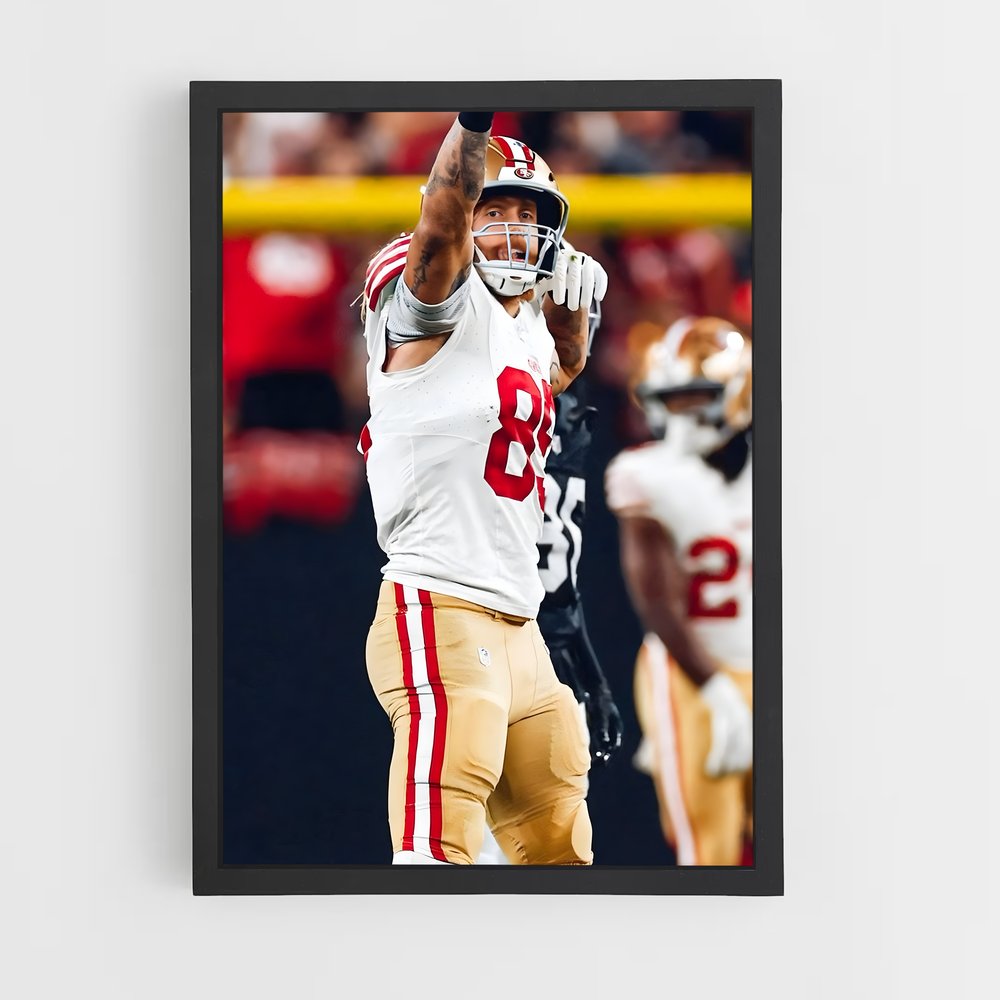 ap-george kittle-7 cadre Noir