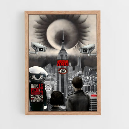 ap-george orwell-4 cadre Bois clair