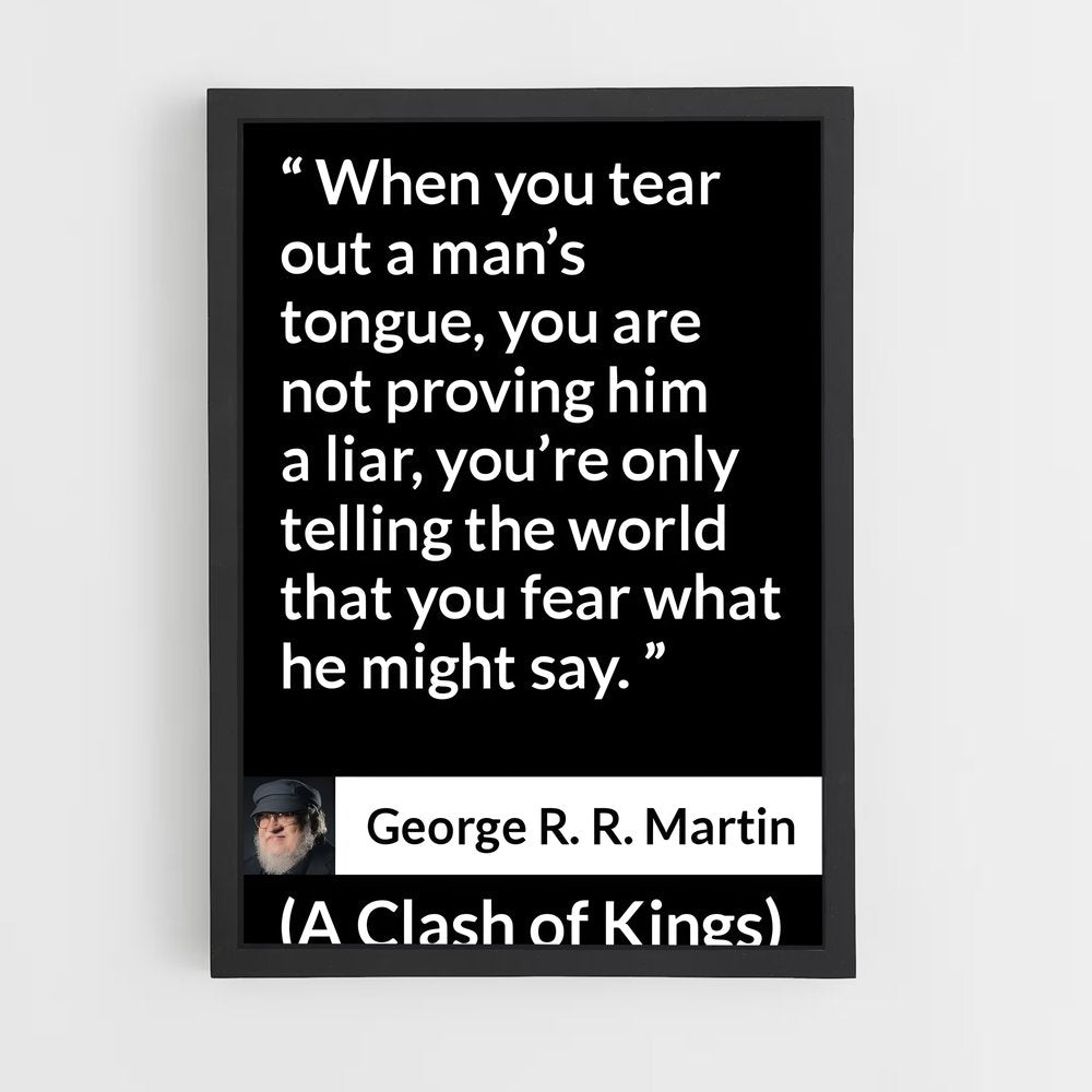 ap-george r r martin-5 cadre Noir