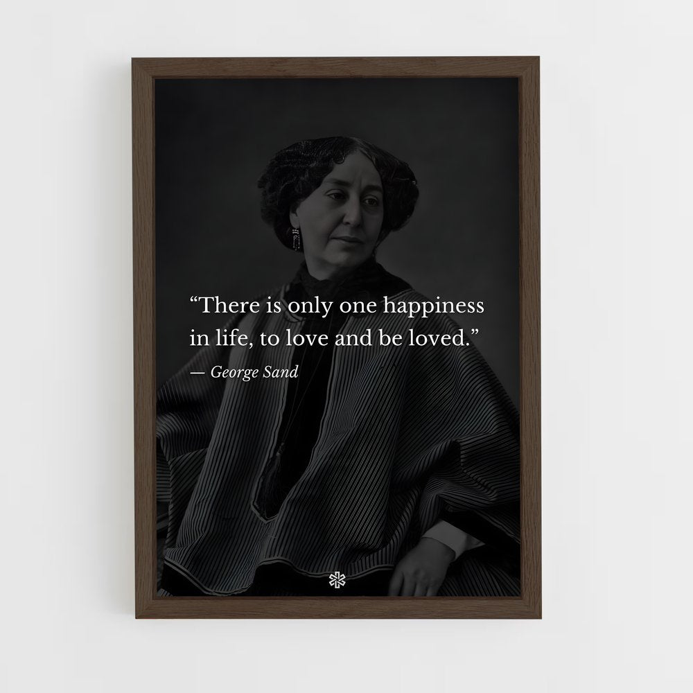ap-george sand-2 cadre Bois foncé