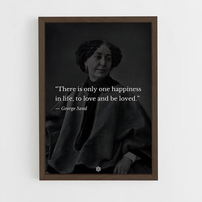 ap-george sand-2 cadre Bois foncé