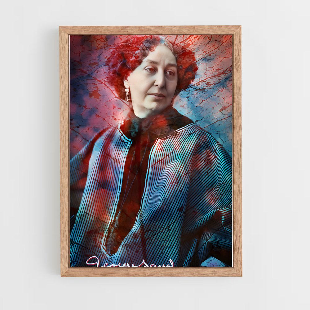 ap-george sand-5 cadre Bois clair