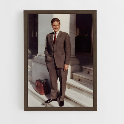 ap-george soros-1 cadre Bois foncé