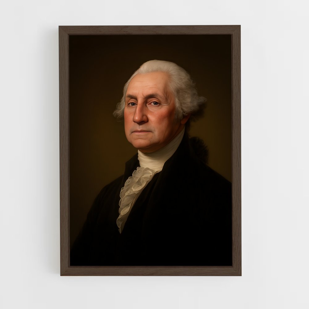 ap-george washington-1 cadre Bois foncé