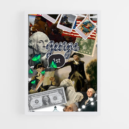 ap-george washington-10 cadre Blanc