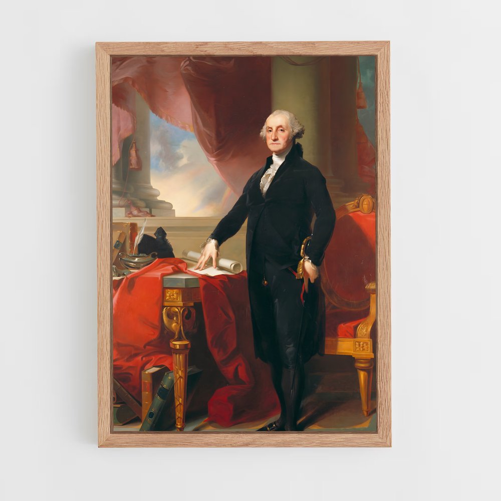 ap-george washington-2 cadre Bois clair