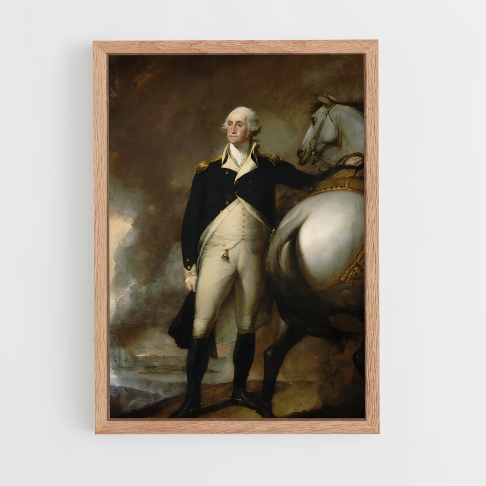 ap-george washington-3 cadre Bois clair